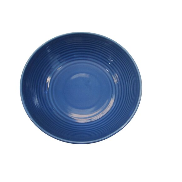 Gordon Ramsay Royal Doulton Denim Maze Bowls A Pair Embossed Rings 2013 GUC - Picture 6 of 10